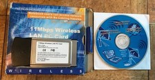 11 Mbps Wireless LAN PC PCMCIA Card & Driver CD picture