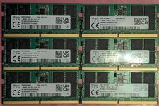 SK Hynix HMCG78AGBSA095N BA 16GB PC5-5600B-SA0-1010-XT DDR5 SODIMM LOT OF 6 PCS picture