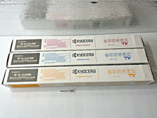 Kyocera TK-8597 CMY Color Toner Set (3) OEM NEW Sealed TK-8597C TK-8597M 