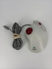Vintage Logitech Trackman Marble + Plus Wheel Mouse T-CL13 Trackball USB picture