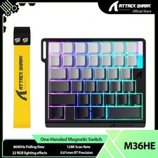 ATTACK SHARK M36 HE One-Handed Wired Hall Effect Gaming Keyboard 8K Polling  RGB picture