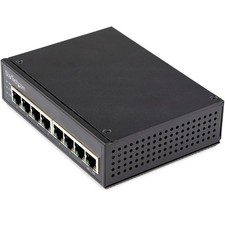 StarTech Industrial 8 Port Gigabit PoE Unmanged Switch IESC1G80UP picture