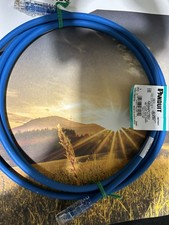 Panduit Netkey NK6APC7BU Cat6A Patch Cables 7’ Blue .  Sold as 1 patch cable picture