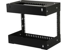StarTech.com RK812WALLOA 8U Open Frame Wall Mount Equipment Rack - Adjustable De picture