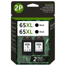 65XL Black Ink Cartridge for HP 65 Printer Envy 5020 5052 Deskjet 2622 2680 3700 picture