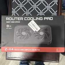  Z-X4 Laptop Cooling Pad 2 Fans USB-Powered Quiet High Speed Black picture