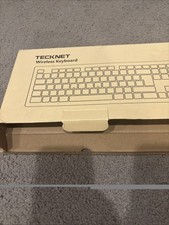 Tecknet Wireless Keyboard Silver Black TK-KB005 picture