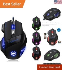 Zelotes T90 Professional 9200 DPI High Precision USB Wired Gaming Mouse,8 Button picture