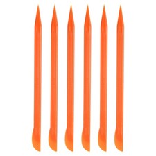 6pcs Plastic Spudger Pry Tool 8x130mm Opening Pry Repair Tool Kit, Orange picture
