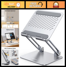 Adjustable Aluminum Tablet Stand Holder - Multi-Angle Desk Mount for iPad, E-Rea picture