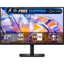 Samsung 27 inch ViewFinity S8 LS27H802UANXGO 4K UHD HDR10+ Monitor picture