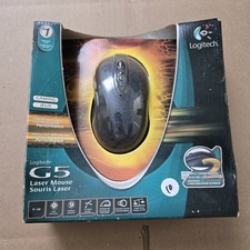 Logitech G5 USB Laser Gaming Mouse - Black/Blue - VGC (910-000093) USED picture
