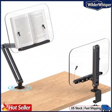 Cantilever Desk Clamp Reading Stand 360 Rotating Adjustable Acrylic Aluminum picture