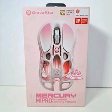 GravaStar Mercury M1 Pro Wireless Gaming Mouse 26000 DPI (Gradient Pink) picture