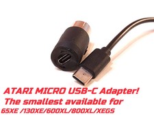 Atari Power Adapter Micro 800XL, 600XL, 65XE, 130XE, XEGS USB-C Power Supply PSU picture