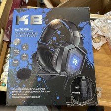 RUNMUS Black Stereo Gaming Headsets w/microphone Xbox One, Playstation 4 PS4 picture