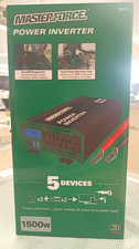 Master-Force 260-9472 1500W Power Inverter 5 Devices New picture