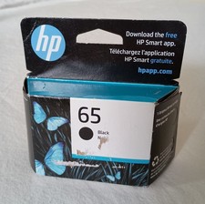 Genuine HP 65 (N9K02AN) Black Ink Cartridge NEW Sealed Box Exp. July 2026 picture