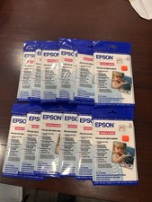 Epson Photo Paper 4” X 6” S041134 New Sealed 13 Packs Lot Of 260 picture