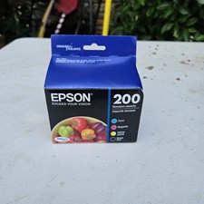 Genuine Epson 200 Standard - Black Cyan Magenta Yellow Ink Cartridges Exp 05/29 picture