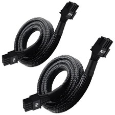 (2-Pack) 8 Pin PCIe Cable for Seasonic PSUs, PCIe 8 Pin Male to PCIe (6+2) Ma... picture