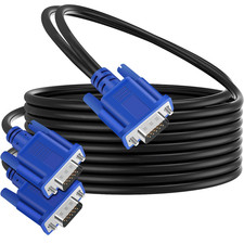 VGA Splitter Cable (No Screen Extension) 1 Male to 2 Male Dual Monitor Y Adapter picture