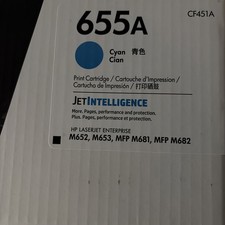 HP 655A (CF451A) Cyan LaserJet Toner Cartridge picture