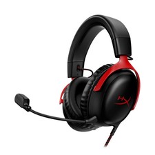 HyperX Cloud III Wired Gaming Headset PC PS5 Xbox Switch Black/Red 727A9AA picture
