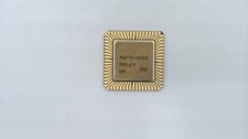 Rare Vintage Collectible Intel A80186 CLCC68 CPU Microprocessor picture