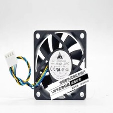 Delta AFB0612VHC 6013 DC12V 0.36A 6CM 4-Pin Double Ball Bearing Cooling Fan picture