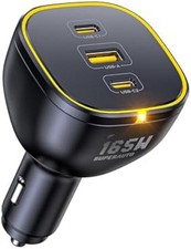 165W Laptop Car Charger Adapter 140W PD 3.1/ 100W PD 3.0 USB C Super Fast Chargi picture