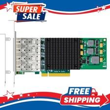 ST7322 Quad Port 10GbE SFP+ OVERSTOCK PCIe 3.0 x8 Server Network Adapter picture