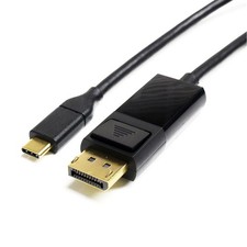Tera Grand 10' USB 3.1 Type C Male to DisplayPort Male Cable, Black picture