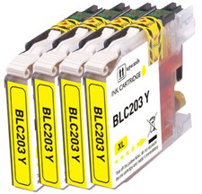 Color Ink Cartridges Pack fits Brother LC203 MFC-J680DW MFC-J885DW MFC-J4420DW picture