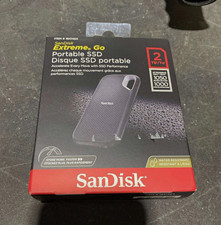 SanDisk Extreme Go 2TB Portable External SSD USB 3.2 Gen 2 Black picture