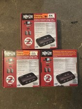 3PK Tripp-Lite 2-Port Compact USB KVM Switch with Audio and Cable, B004-VUA2-K-R picture