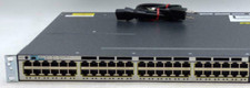 Cisco Catalyst 3750-X WS-C3750X-48T-S  With C3KX-NM-10G and DUAL C3KX-PWR-350WAC picture