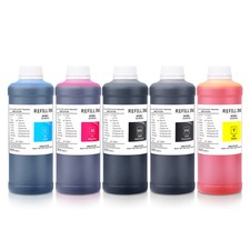 1000ML 5Colors 72 Refill Dye Ink for HP Designjet T770 T610 T1100 T1300 T2300 picture