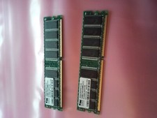 ProMOS V826632K24SATG-D3 256 MB DDR-400MHz-CL3 PC3200U-3033-0-A0 Lot of 2     picture