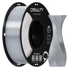 Creality Silk PLA 3D Printer Filament, Metallic Silver PLA Filament 1.75mm, H... picture