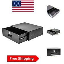 Heavy-Duty 19 Inch Server Cabinet - 3U Lockable Drawer for Secure Storage picture