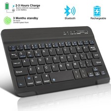 Mini Bluetooth Wireless Keyboard Rechargeable Portable for Laptop Tablet picture