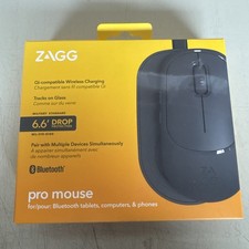 Zagg Pro Mouse Qi Wireless Mouse for Bluetooth Tablets iPad and Computers picture