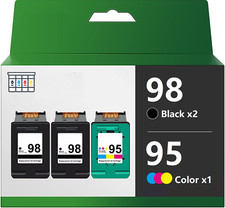 3PK Compatible for HP 98 95 Ink Cartridge For Officejet 6305 6310 6310xi 6315 picture