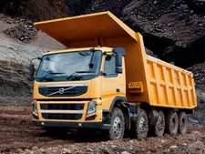 Cars 2013 volvo f m 480 104 tipper dump dumptruck Desk Mat Stitched picture
