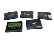 Lot Of (3) Lexar 256GB & (1) Vulcan Z 256GB (1)  ADATA 240GQ SSD 2.5 inch picture