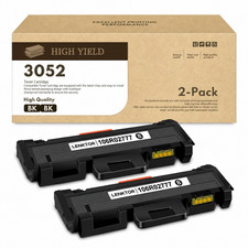 3052 106R02777 2PK High Yield Toner Set for WC3215 3225DNI Phaser 3260DNI 3052 picture