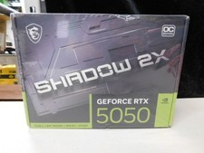 MSI GeForce RTX 5050 8G SHADOW 2X OC Graphics Card, 8GB GDDR6, DPx3, HDMIx1, DLS picture