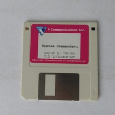 System Commander V2.25 Floppy Disk by V Communications 1993-95 Vintage Software picture