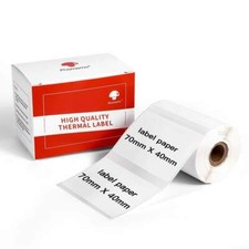 White Square Sticker Labels Self-Adhesive Tag Paper for Phomemo M110 Printer picture